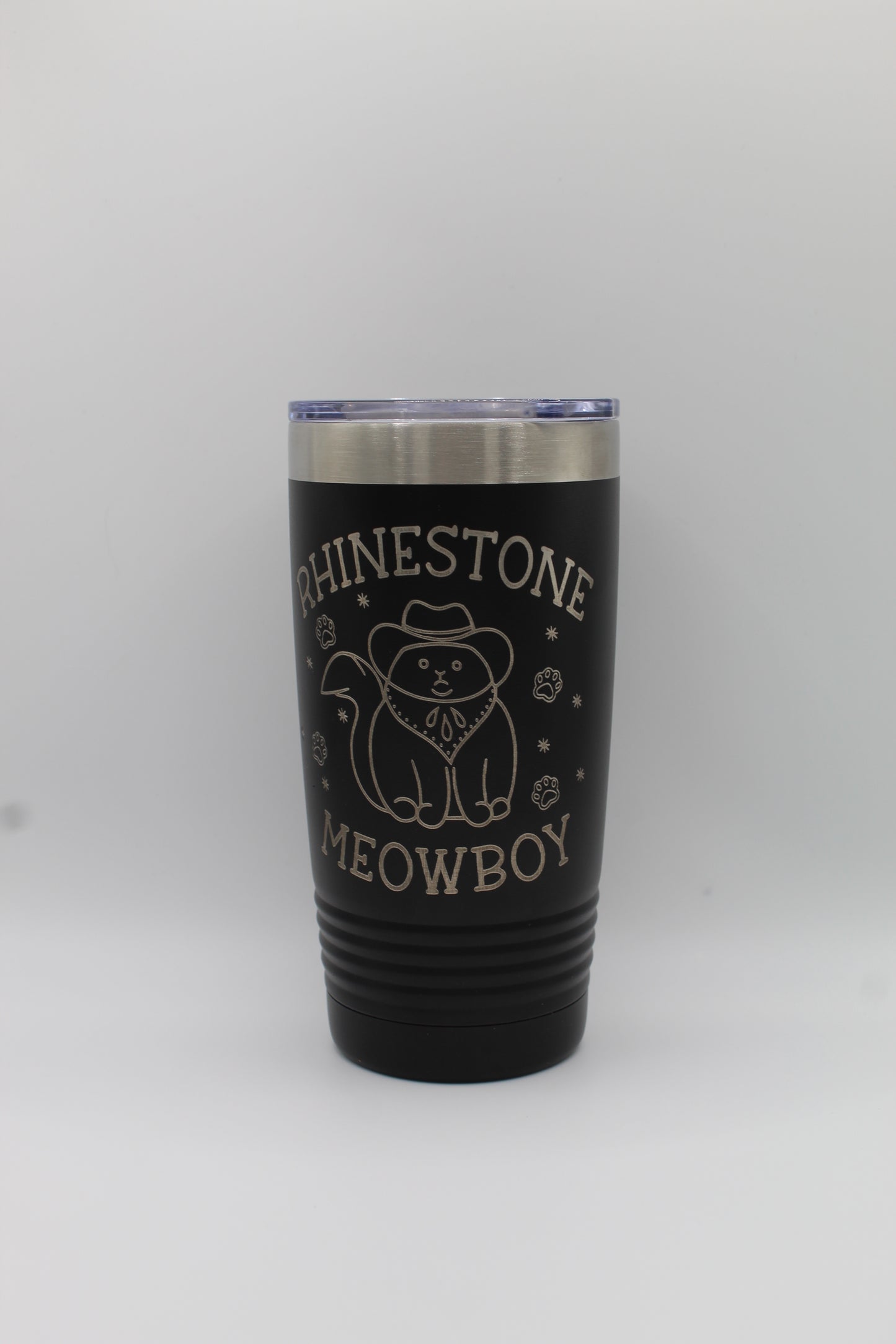 Rhinestone Meowboy 20 oz Tumbler