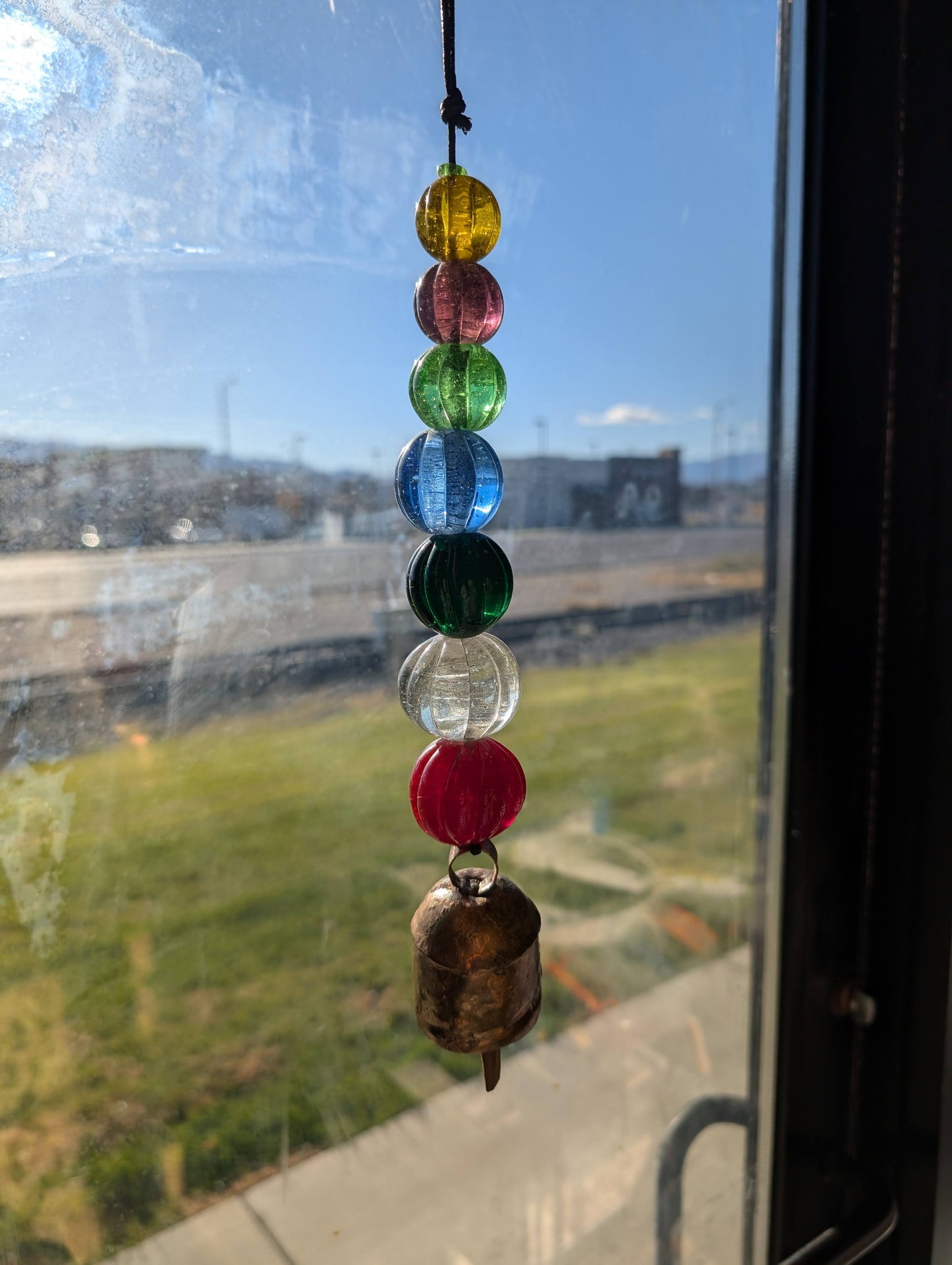 7 Continents Glass bead Nana Bell Wind Chime