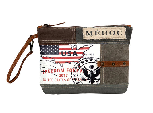 USA Freedom Pouch Myra USA Makeup Case, Travel Pouch or Wallet