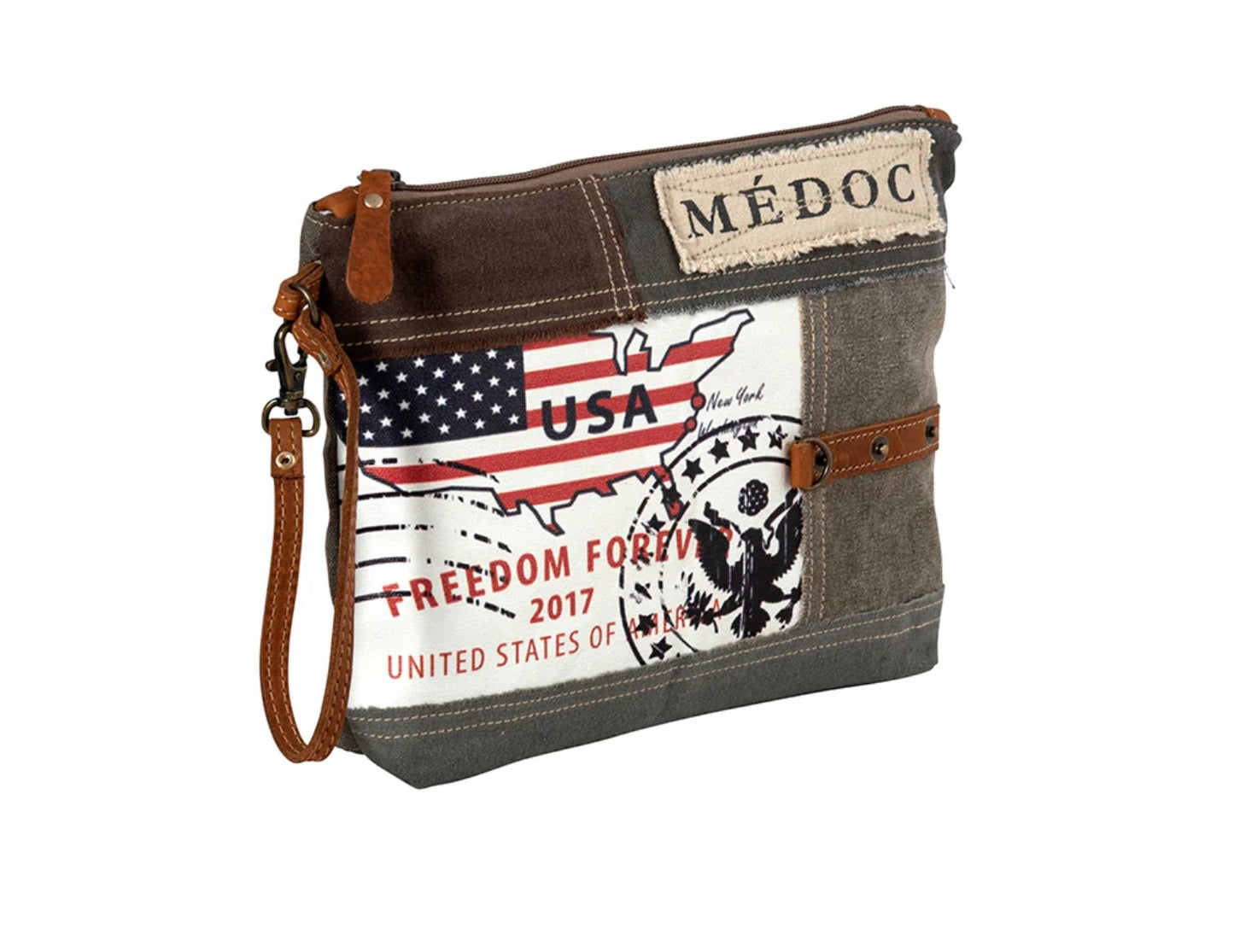 USA Freedom Pouch Myra USA Makeup Case, Travel Pouch or Wallet