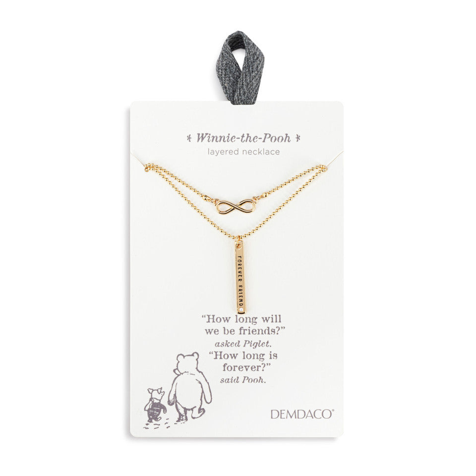 Winnie the Pooh ( Forever Friends ) Layered Necklace
