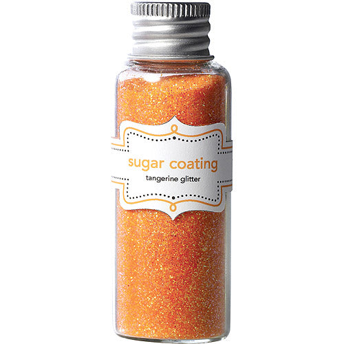 Doodle Bug - Sugar Coated Glitter - Tangerine - Best Fine Coating Glitter - Orange Doodlebug Glitter.  Scrapbooking Glitter, Jewelry and Resin