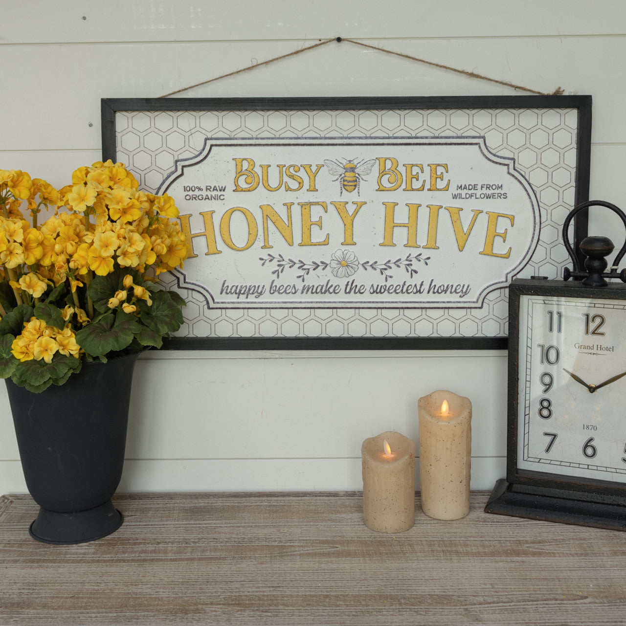 Busy Bee Honey Hive Sign