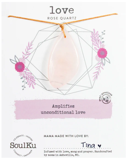 Rose Quartz Touch Stone - for Love